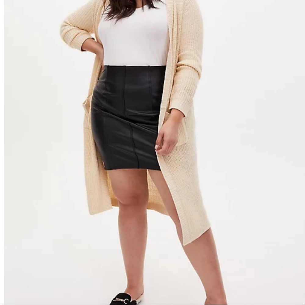 Torrid Leather Skirt